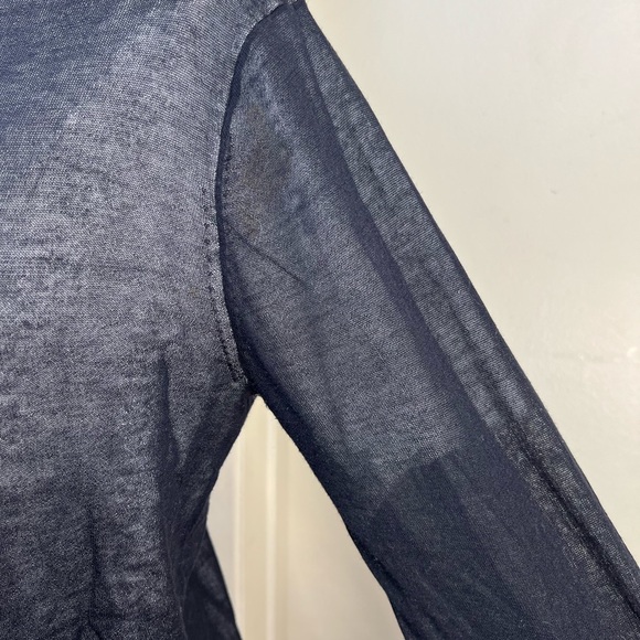 Alexander Wang Double Layer Black Cardigan - Picture 6 of 11